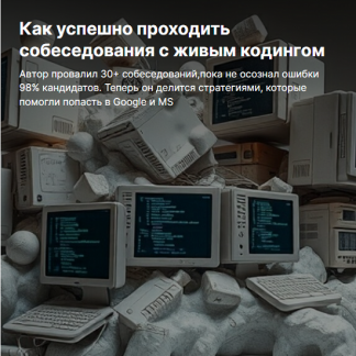[Serge Bobrovsky] Как успешно проходить собеседования с живым кодингом (2025)