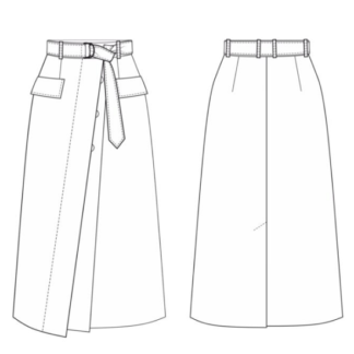 [Шитьё] [LaForme] Юбка 0610, размеры 42-54, рост 164 (2021)