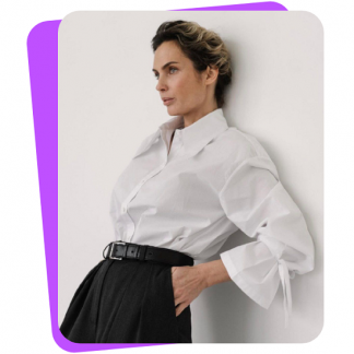 [Школа им. Ольги Суздаловой] Рубашка с обработкой в стиле люкс (2025)