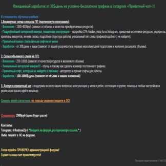 Слив схем заработка за 2900 руб.