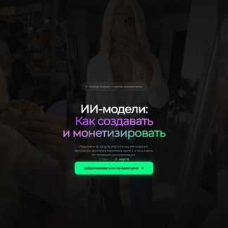 [Стас Шергин] ИИ-модели как создавать и монетизировать (2026) [Тариф Старт]
