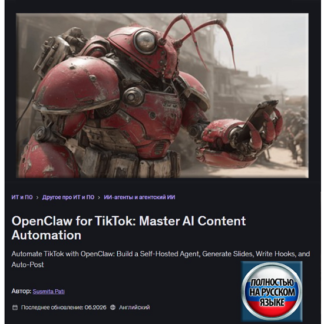 [Сусмита Пати] OpenClaw для TikTok мастер-класс автоматизации контента с помощью ИИ (2026) [Udemy]