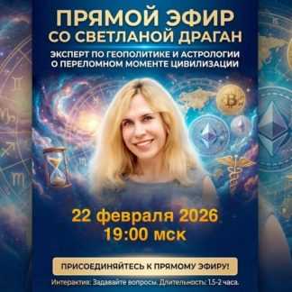 [Светлана Драган] Прямой эфир со Светланой Драган 22.02.2026
