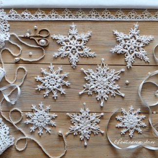 [Светлана Лель] Схемы Снежинки Алтая 1 (2025) [Дом с кружевами]