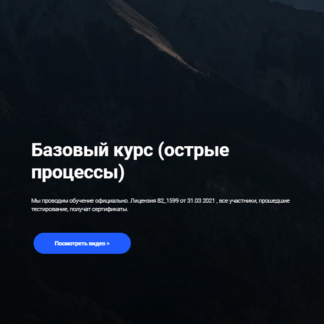 [Татьяна Шершнева] Базовый курс (острые процессы) (2021)