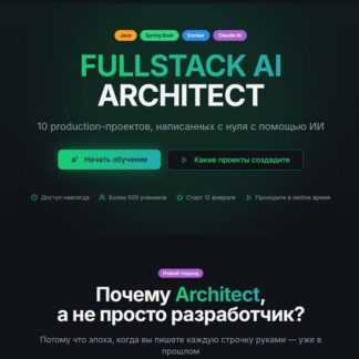 [Тимур Батыршинов] Fullstack ai architect (2026) [Тариф Базовый]