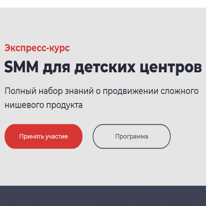 [Точка Доступа] SMM для детских центров (2022) [Дмитрий Румянцев, Наталия Франкель]