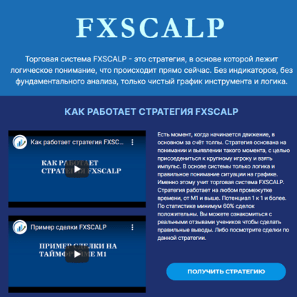 [Traid And Co] Торговая система FXSCALP (2021)