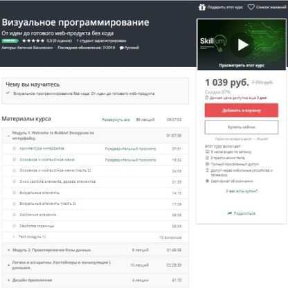 [Udemy] Визуальное программирование (2019)