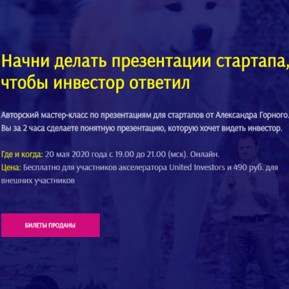 [United Investors] Александр Горный - Презентация для инвестора за 2 часа (2020)