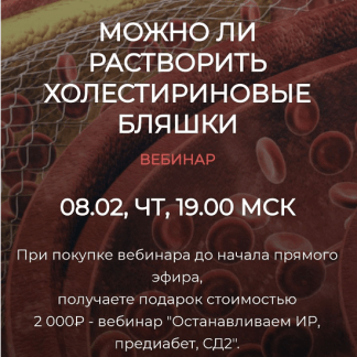 [Валерий Подрубаев] Можно ли растворить холестериновые бляшки (2024) [humberto 2.0]