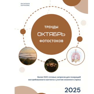 [Василина Баранова] Тренды фотостоков. Октябрь 2025 + Книги низкочастотных запросов Экология + Зима (2025) [vasilinfo]