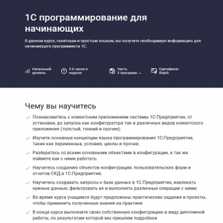 [Василий Еремин] 1С программирование для начинающих (2025) [Stepik]
