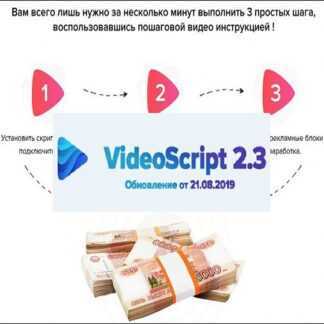 [VideoScript 2.3] Зарабатывайте в интернете на создании видео сайтов. Версия 2.3 (2019)