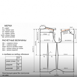 [Владимир Садыков] Схемы конструкций мужской сорочки (2024)