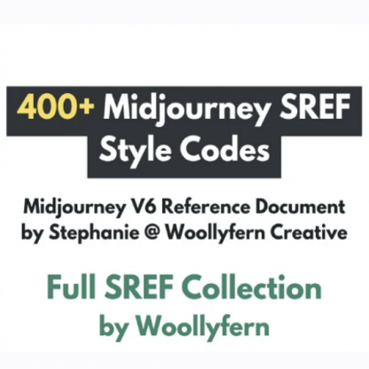 [Woollyfern Creative] Коллекция 400+ стилей Midjourney (2025)