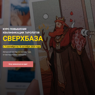 [Юлия Гохнадель] Курс повышения квалификации тарологов СверхБаза (2025) [Тариф Сам без кураторов]