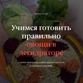 [Юлия Хаустова] Овощи в дегидраторе пастила, фрипсы, приправы, зелень (2025) [Fripse_house]
