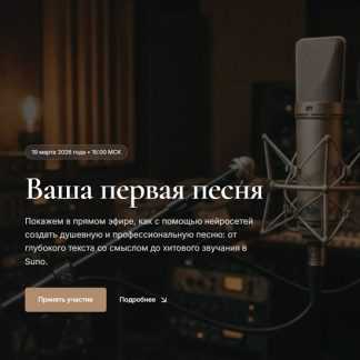 [Юрий Курилов, Александр Ампир] Ваша первая песня. Тариф Запись без условий (2026)