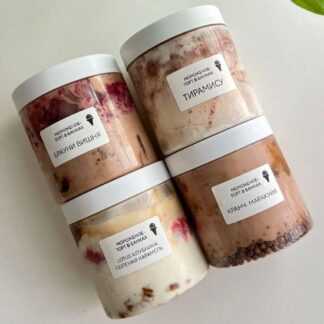 [Zefirki_marmelad] Мороженое-торт в банках, Donut ice cream, Корпусное мороженое. Готовим без мороженицы (2026)